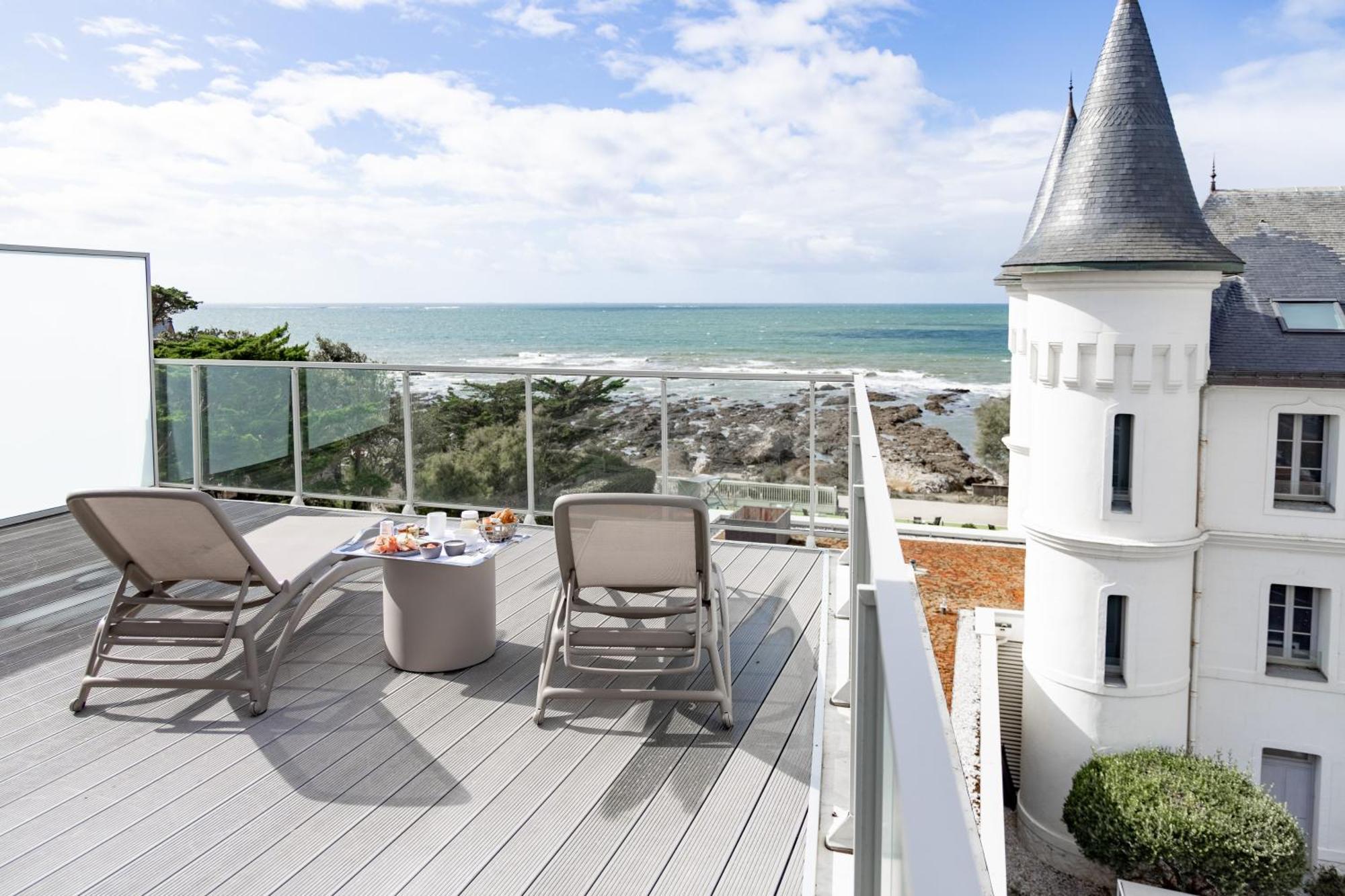Hotel Chateau Des Tourelles - Relais Thalasso & Spa Pornichet Eksteriør billede