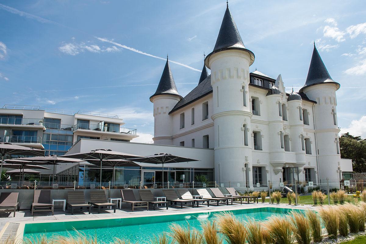 Hotel Chateau Des Tourelles - Relais Thalasso & Spa Pornichet Eksteriør billede