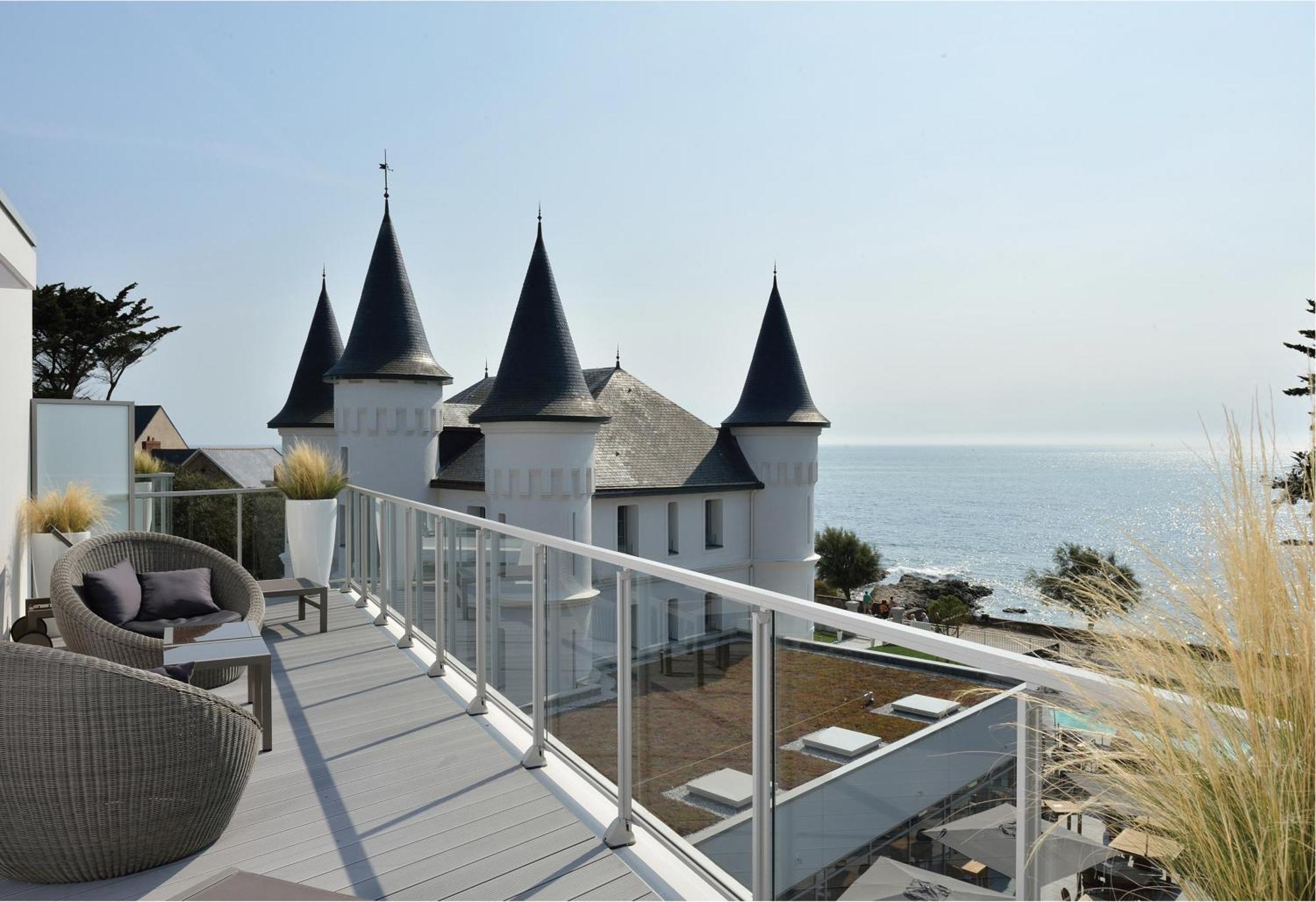 Hotel Chateau Des Tourelles - Relais Thalasso & Spa Pornichet Eksteriør billede