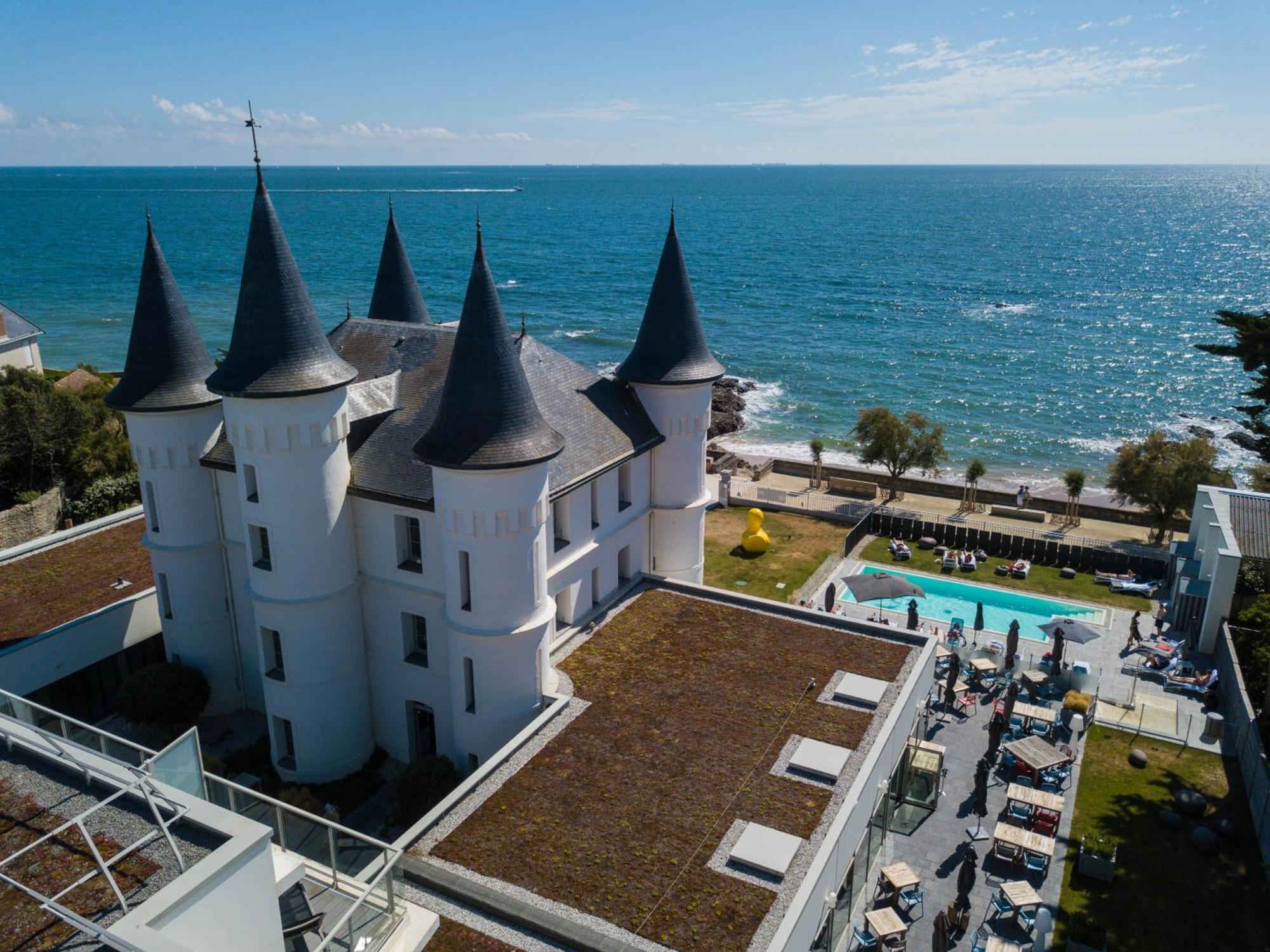 Hotel Chateau Des Tourelles - Relais Thalasso & Spa Pornichet Eksteriør billede